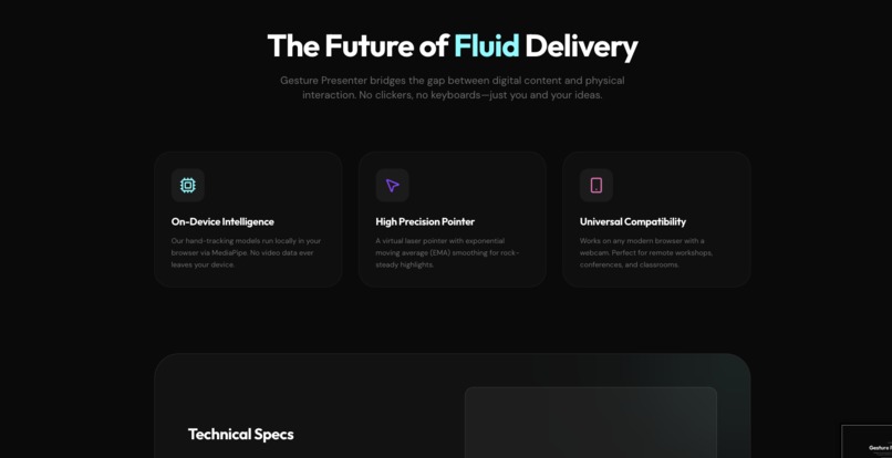 Gesture Presenter System – screenshot 2