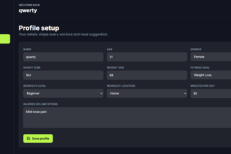 FitGenie AI