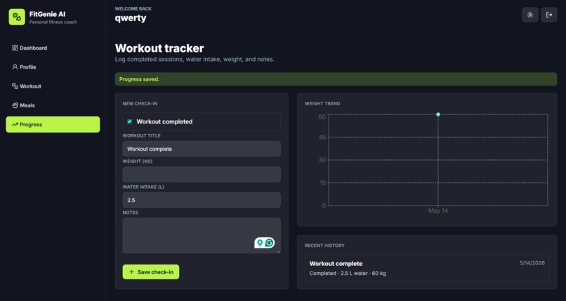 FitGenie AI – screenshot 2