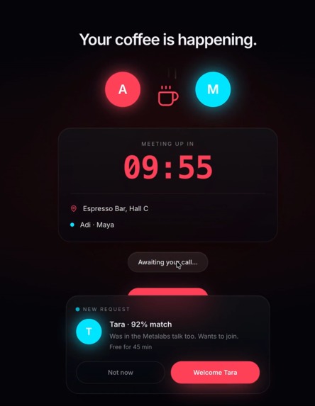 Pulse - A Real Time Web Summit Networking Radar – screenshot 8