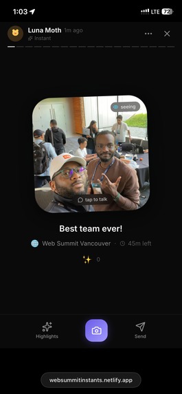 WebSummit Instants – screenshot 3