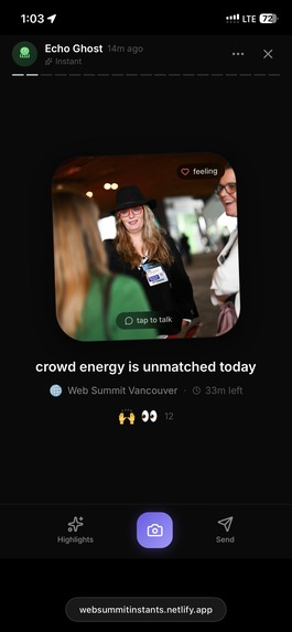 WebSummit Instants – screenshot 6