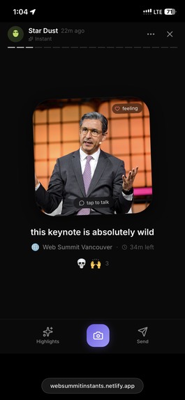 WebSummit Instants – screenshot 5