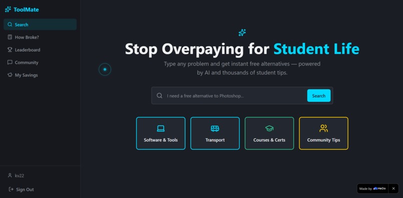 ToolMate – screenshot 2