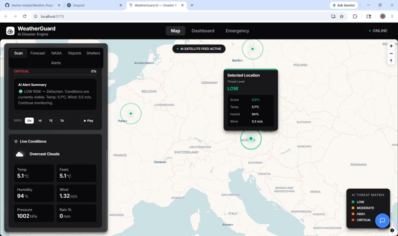 WeatherGuard AI – screenshot 1
