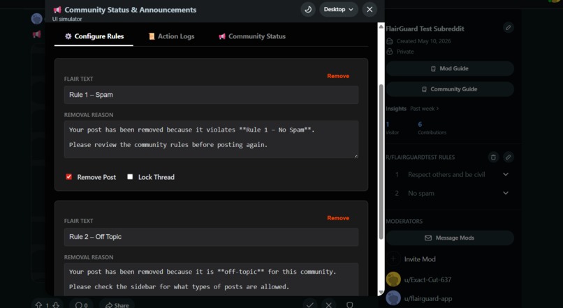FlairGuard - Apply a flair. FlairGuard does the rest – screenshot 3