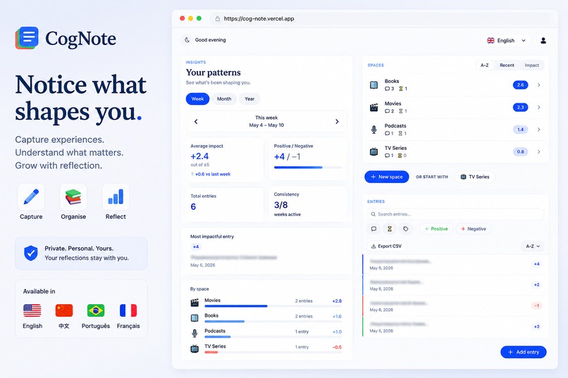CogNote – screenshot 1