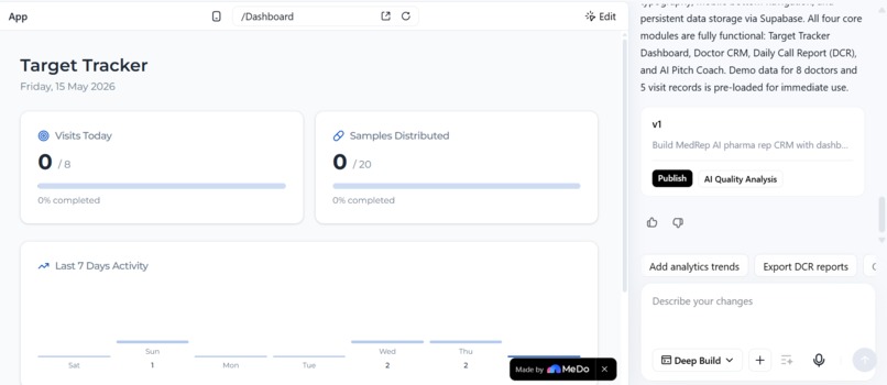 MedRep AI – screenshot 1
