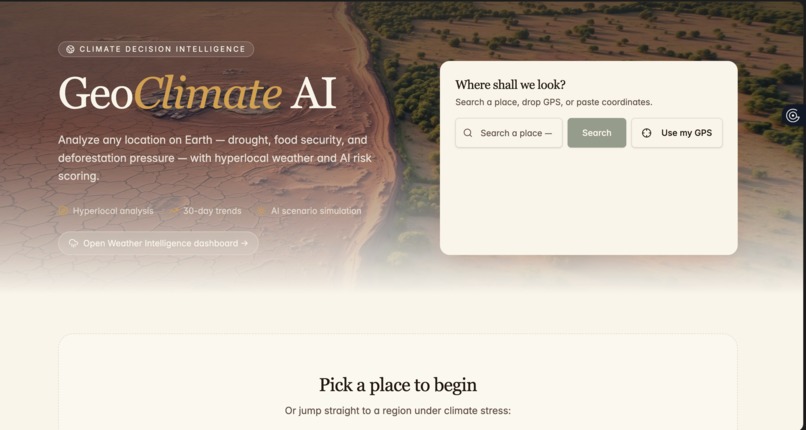 GeoClimate AI – screenshot 3