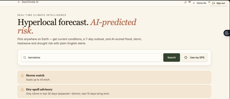 GeoClimate AI – screenshot 7