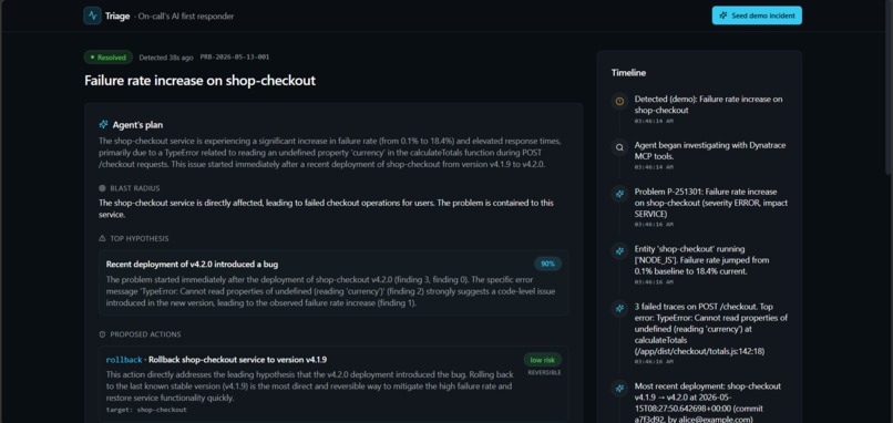 Triage – screenshot 1