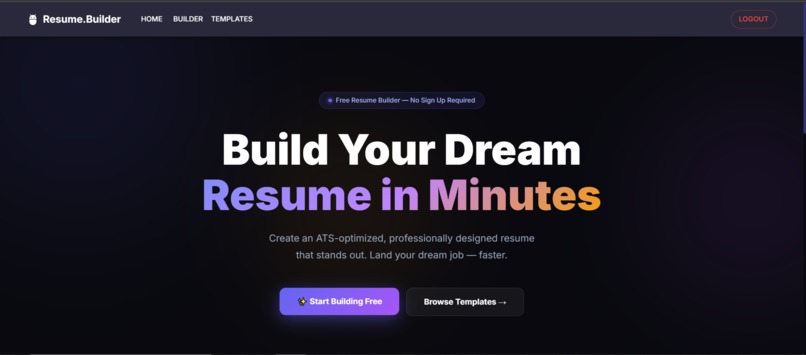 ResuMaker — Build Your Resume in Minutes – screenshot 3