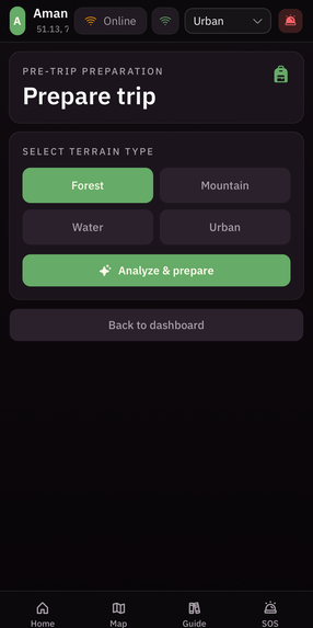 Aman — AI-Powered Survival Platform – screenshot 5