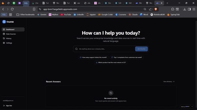 OneAsk – screenshot 2