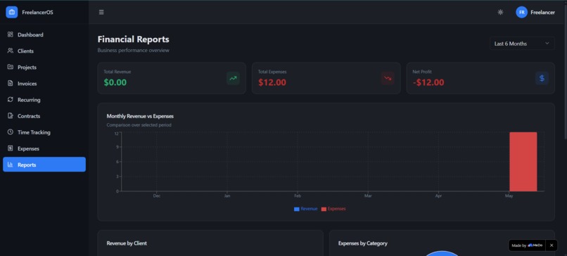 FreelancerOS – screenshot 2