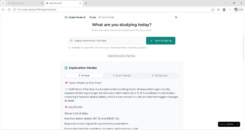 Exam Mode AI – Last Minute Exam Savior – screenshot 2
