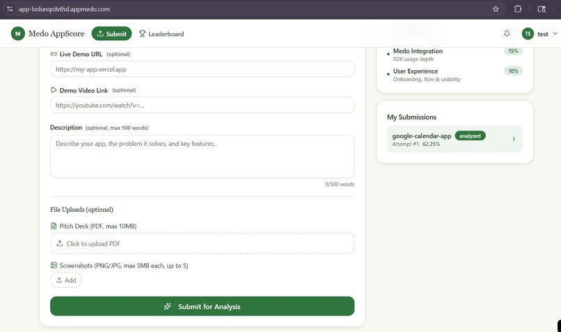 Medo AppScore – screenshot 1