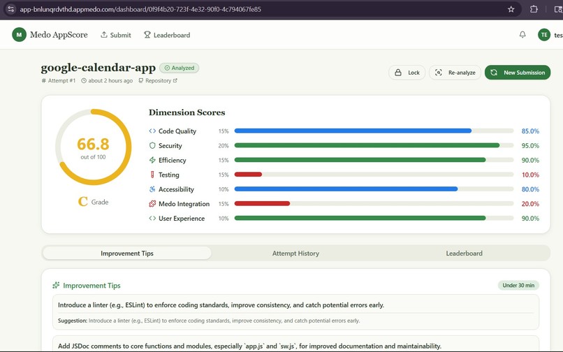 Medo AppScore – screenshot 3