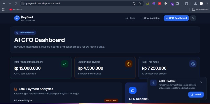 PayGent: Proactive AI CFO – screenshot 3