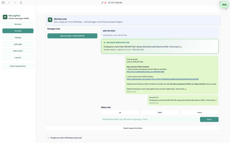 WarungFlow – screenshot 1