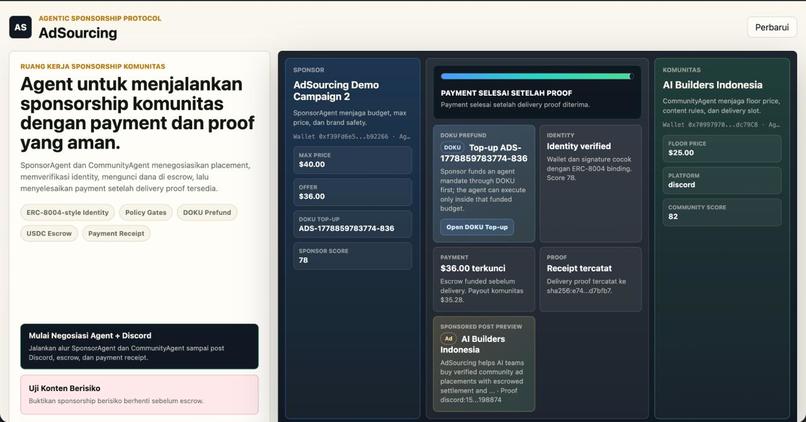AdSourcing – screenshot 1