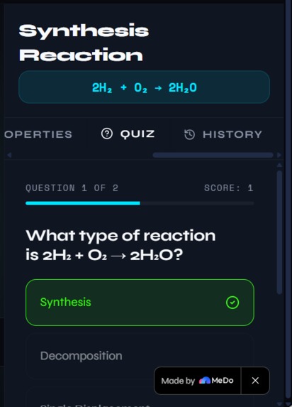 ChemLab – screenshot 2