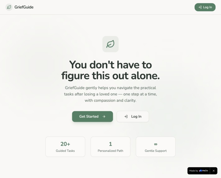 GriefGuide – screenshot 1