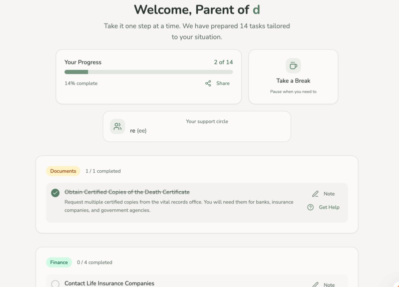 GriefGuide – screenshot 3