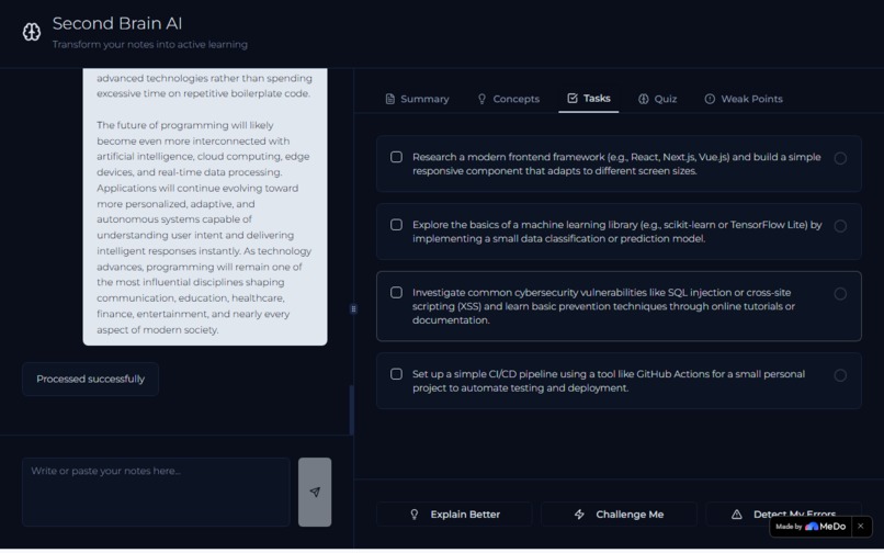 Second Brain AI – screenshot 1