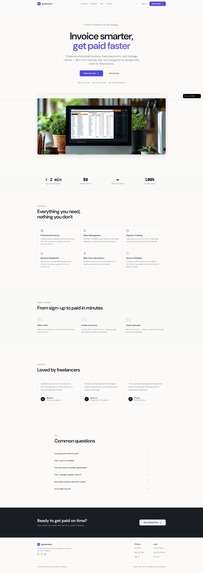 QuickInvoice — Smart Invoice Manager for Freelancers – screenshot 1