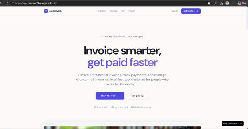 QuickInvoice — Smart Invoice Manager for Freelancers – screenshot 2