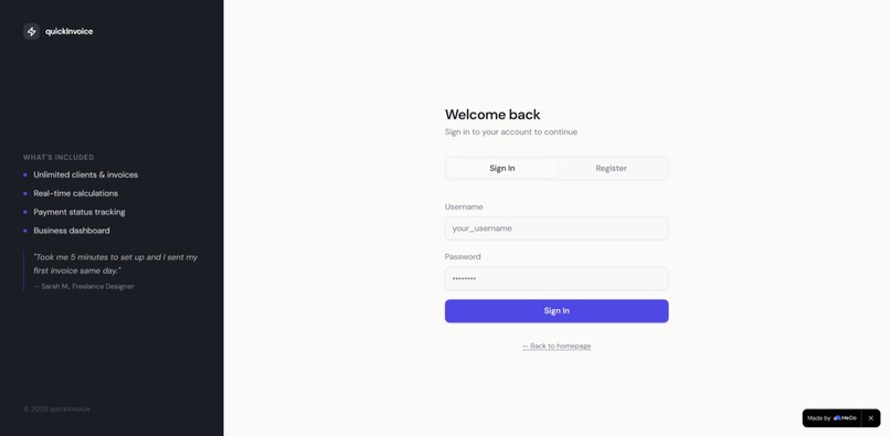 QuickInvoice — Smart Invoice Manager for Freelancers – screenshot 3