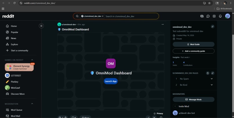 OmniMod – screenshot 1