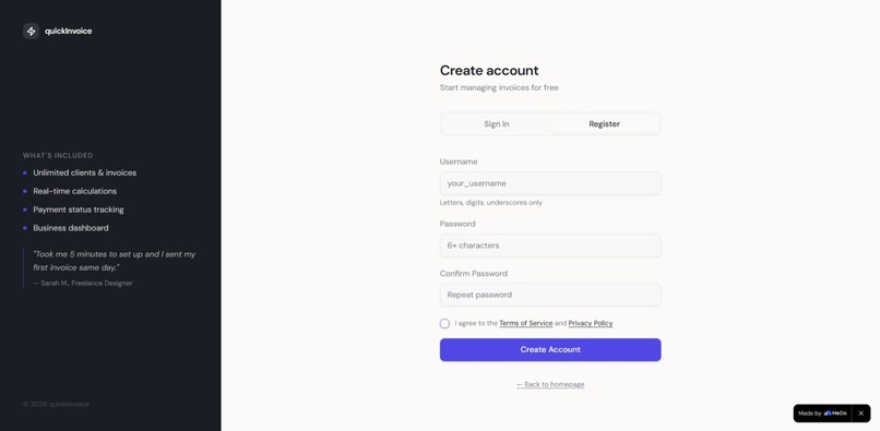 QuickInvoice — Smart Invoice Manager for Freelancers – screenshot 4