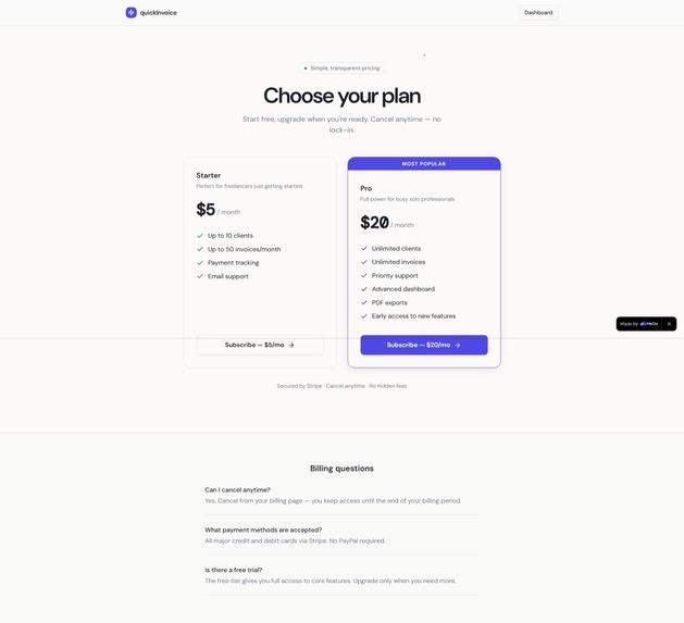 QuickInvoice — Smart Invoice Manager for Freelancers – screenshot 7