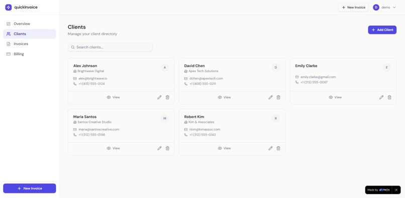QuickInvoice — Smart Invoice Manager for Freelancers – screenshot 8