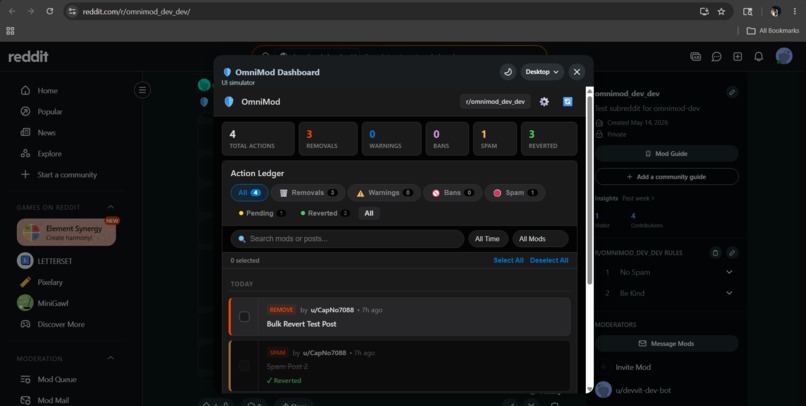 OmniMod – screenshot 2