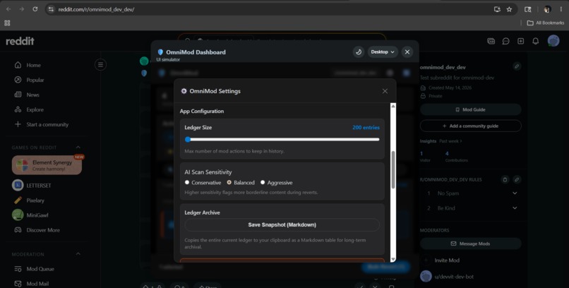 OmniMod – screenshot 5