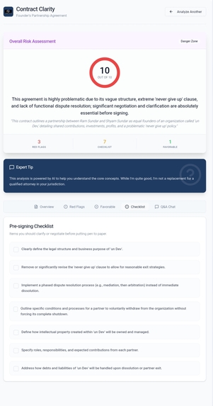 ⚖️ Contract Clarity – screenshot 8