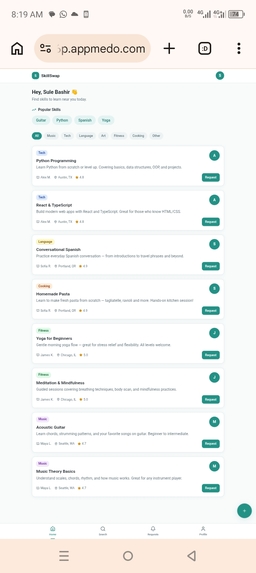SkillSwap - Free Skill Exchange Platform – screenshot 2
