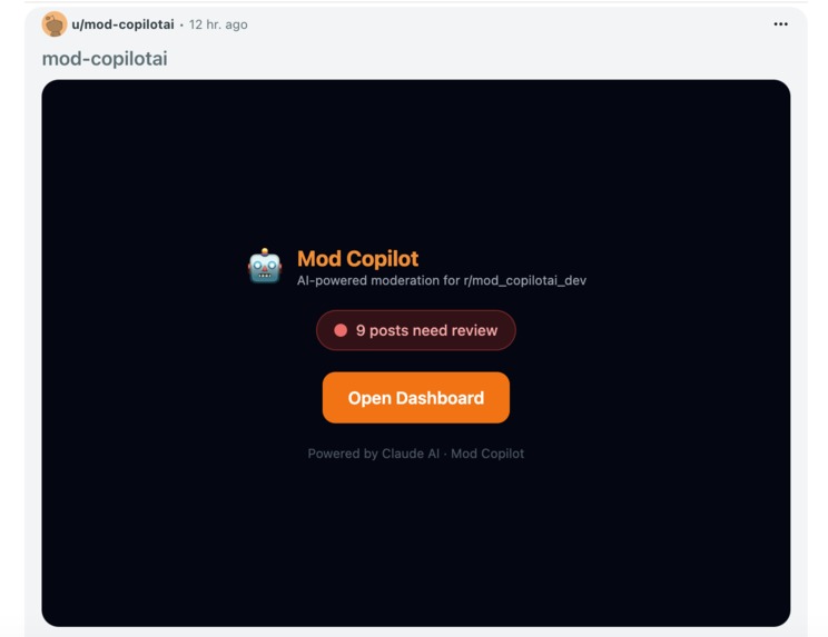 Mod Copilot AI – screenshot 1