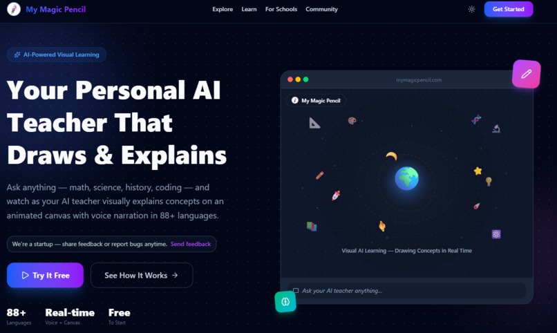 My Magic Pencil- AI Teacher – screenshot 1