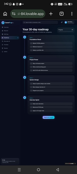 Careerforge Ai – screenshot 4
