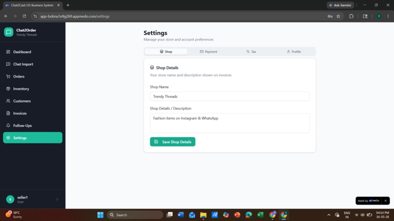 Chat2Order – screenshot 11