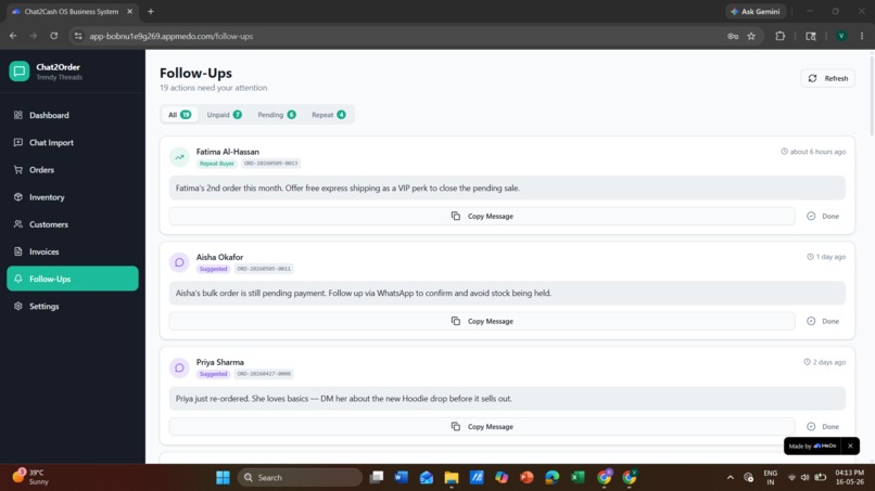 Chat2Order – screenshot 12