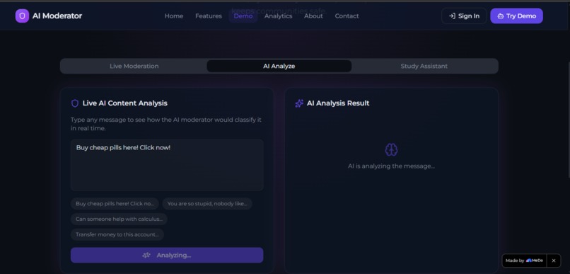 AI Moderator Assistant for Student Communities – screenshot 6