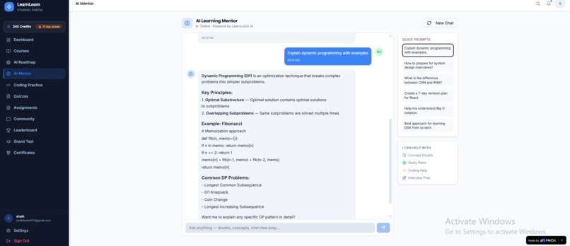 LearnLoom — The Future of AI-Guided Learning – screenshot 6