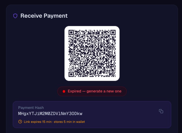 blogchain payment application – screenshot 5