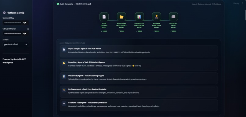 VerifyAI: Autonomous Scientific Intelligence Platform – screenshot 3