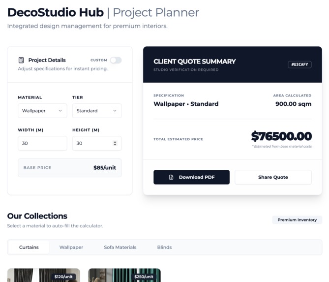 DecoStudio Hub – screenshot 2